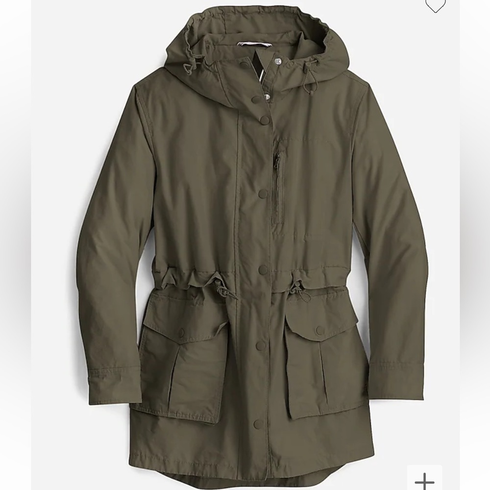 J Crew perfect lightweight jacket olive XS
